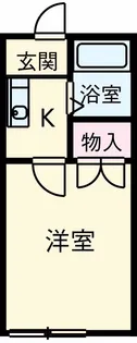 コーポK1【2F号室】の間取り