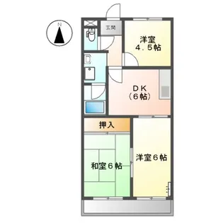 メリーハイム丹羽【2階】の間取り