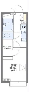 レオパレスアピラ【2階】の間取り
