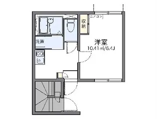 レオネクストレーヴ【1階】の間取り