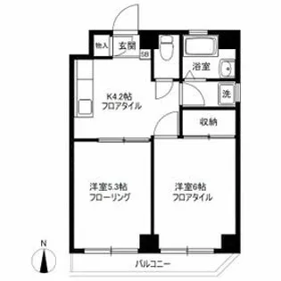プティ白金【2階】の間取り