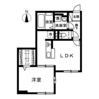 Le bouleau blanc(ルブローブラン)【1階】の間取り
