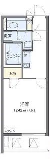 クレイノHAKODA【204号室】の間取り