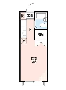 カサベルデコマツ【2階】の間取り
