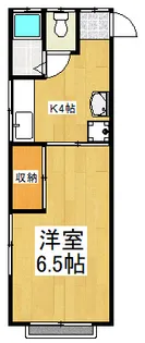 コスモ北原【2階】の間取り