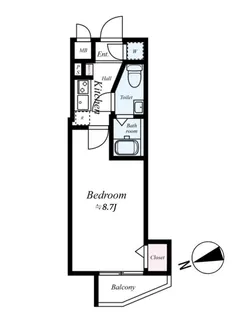 SIN‐City AZEST 上板橋【402号室号室】の間取り
