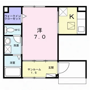 ヴェルディアーレ Ⅰ【1階】の間取り