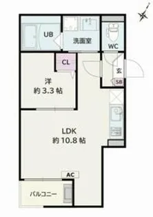 Jack yayoiⅠ【303号室】の間取り