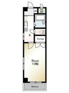 フェリスハウス小田栄【2階】の間取り