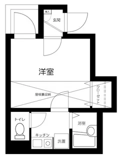 エマノンフラット扇大橋【3階】の間取り