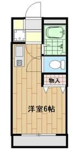 アルムコーポ深谷【2階】の間取り