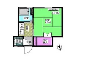 グリーンハウス【2階】の間取り