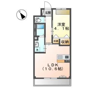 ロジェ かげろう【2階】の間取り