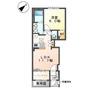 エクステンド・Y【1階】の間取り