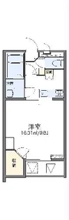 レオパレス我孫子【210号室】の間取り