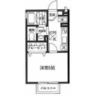 カトル フィーユ【1階】の間取り