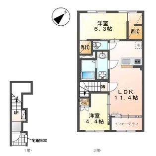 エクステンド・H【2階】の間取り