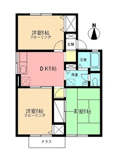 ガーデンシティ湘南II【1階】の間取り