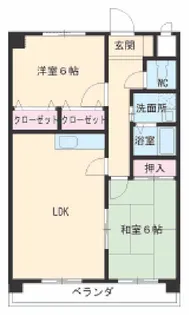 フォーザック鳥居通【1階】の間取り