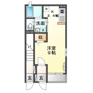 フェリーチェリーナⅡ【1階】の間取り