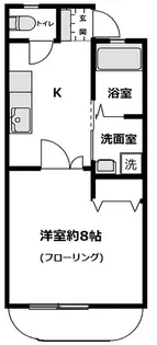 モンフルール竹橋【3階】の間取り