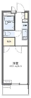 レオパレスT&K【3階】の間取り