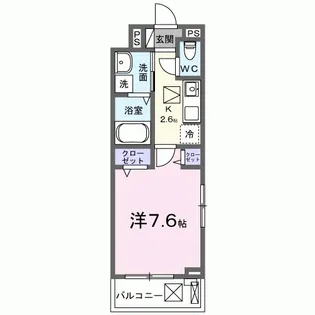 プレッソパーク【1階】の間取り