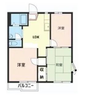 アーバンライフ青山【102号室】の間取り
