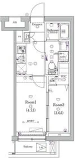 ガリシア矢口渡【4階】の間取り