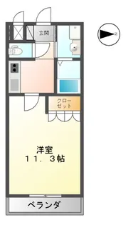 ラルジュパレス【2階】の間取り