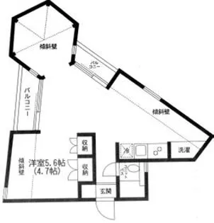 デンエン フラッツ【301号室】の間取り