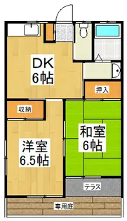 セゾン細山パートⅡ【1階】の間取り