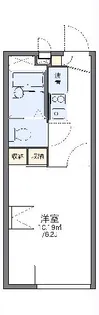 レオパレスサニーサイドヒライ【208号室】の間取り