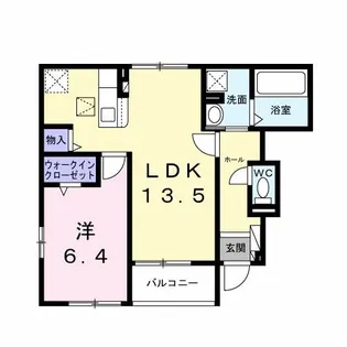 ココル【1階】の間取り