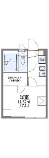 レオパレスLA GRAZIA【1階】の間取り