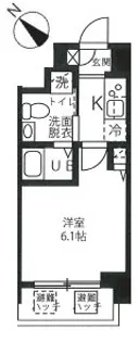 ハーモニーレジデンス新横浜【8階】の間取り