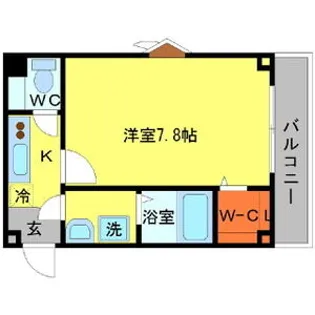 アムール今宮【3階】の間取り