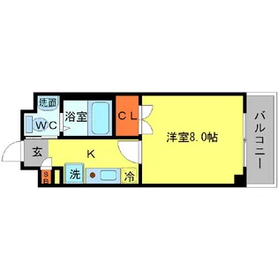 シプレス【4階】の間取り