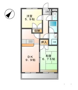 エトワール20【1階】の間取り