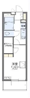 レオパレスヴェルーガ【202号室】の間取り