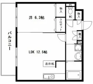 グランストーク大岩【3階】の間取り