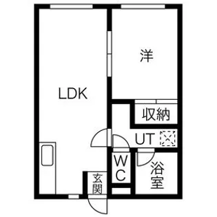 ロワールレジデンス6番館【1階】の間取り