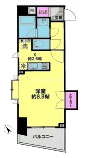 アクシルコート日本橋【3階】の間取り