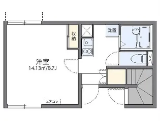 レオネクストみその【101号室】の間取り