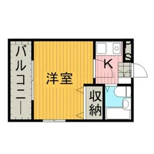 ジュネパレス松戸第29【104号室】の間取り