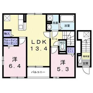 プログレス A【2階】の間取り