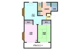エクセルみずほ台【201号室】の間取り