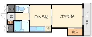 ロイヤルハイツ菅原【207号室】の間取り