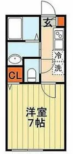 Villa末広Ⅰ【2階】の間取り