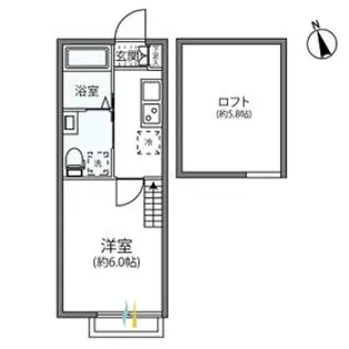 マ・ピエス五月台【1階】の間取り